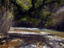 Tratto di fiume nell'Alto Aniene