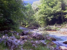 Tratto di fiume nell'Alto Aniene