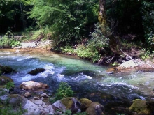 Tratto di fiume nell'Alto Aniene