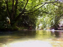 Tratto di fiume nell'Alto Aniene