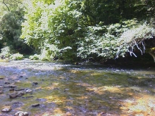 Tratto di fiume nell'Alto Aniene