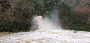 Fiume Aniene piena dicembre 2019